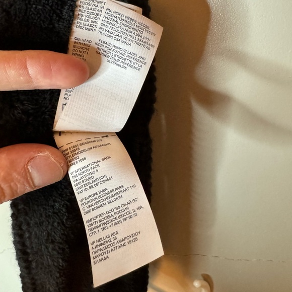 The North Face Cable Minna Fleece Lined Acrylic Earband Womens One Size Black - Picture 10 of 12